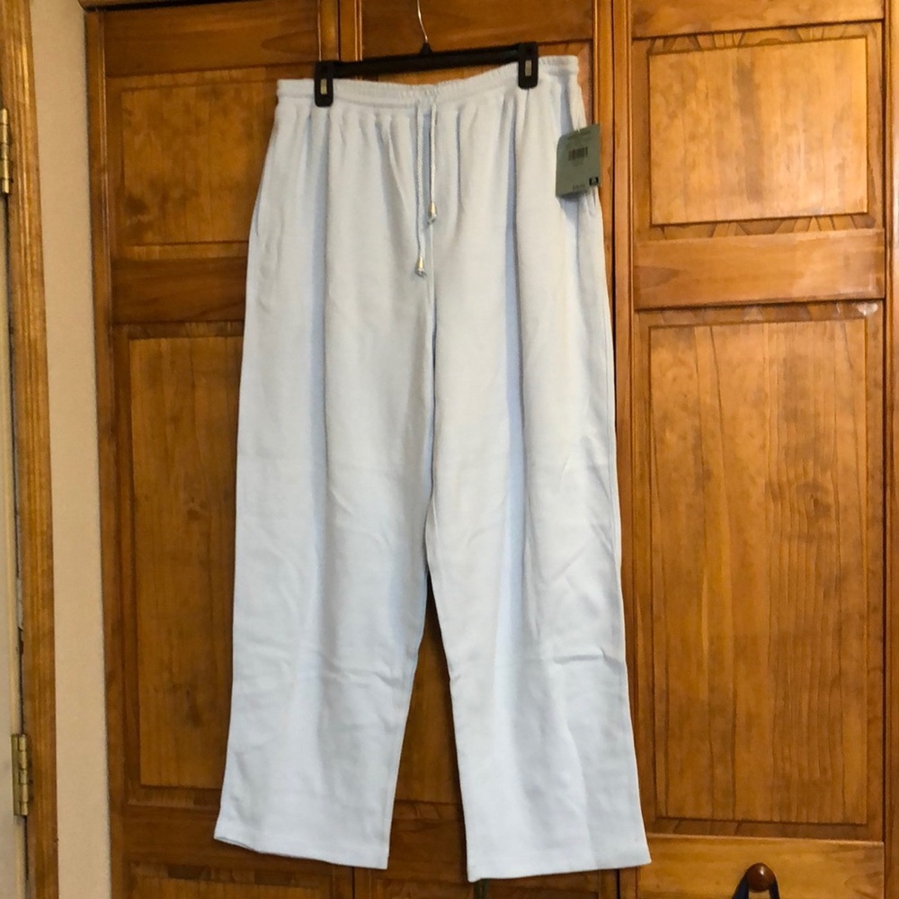 NWT Vintage Marsh Landing Light Blue Knit Pants XL